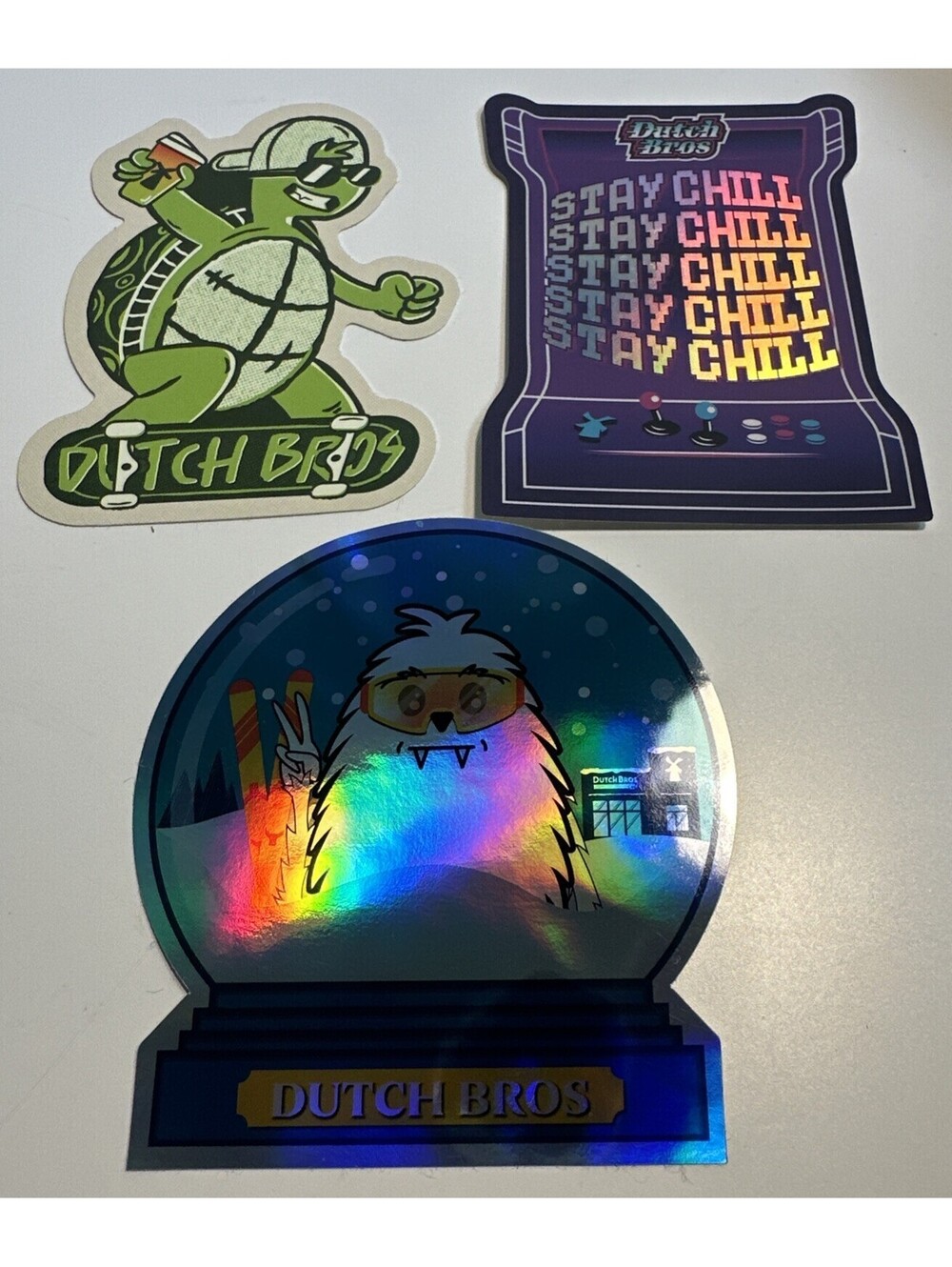 Dutch Bros Sticker Drop Lot Of 3 Stickers